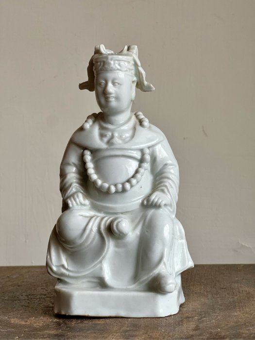 博物館級藏品：清代德化白瓷廣澤尊王