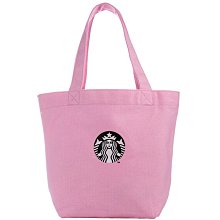 天使熊雜貨小舖～STARBUCKS星巴克 甜心粉女神帆布提袋 全新現貨