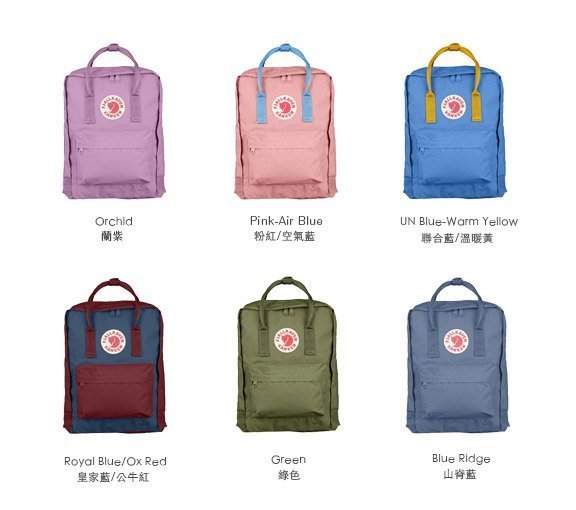 WaShiDa【KN23510】FJALLRAVEN × Kanken Classic  經典大小 後背包 - 現貨