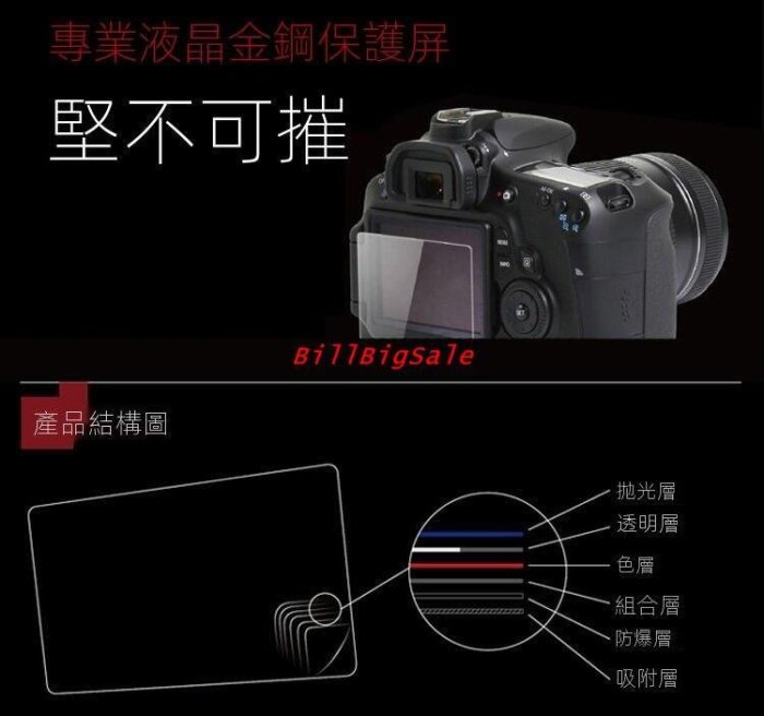 760D鋼化膜←規格螢幕保護膜 適用Canon 佳能EOS 550D 600D 760D 90D 60D 6D 6D2單