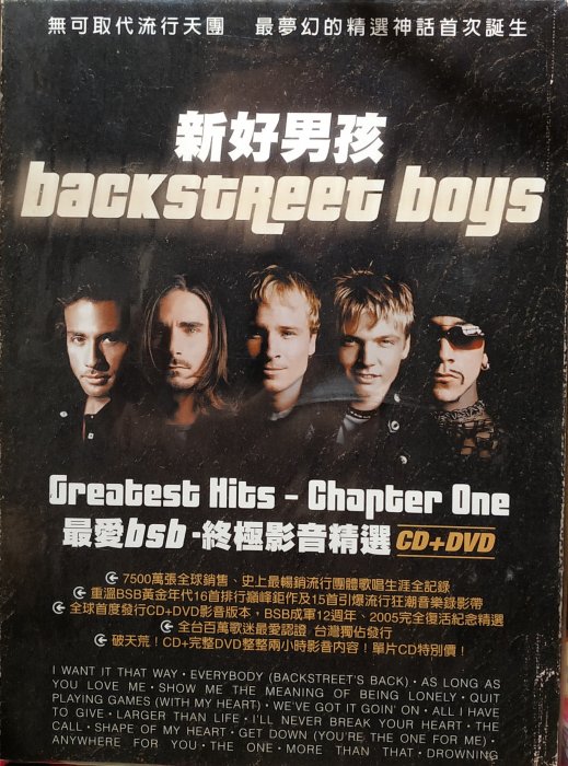 Backstreet Boys Greatest Hits ChapterOne - 洋楽