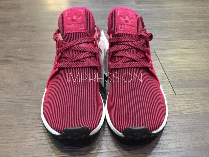 【IMPRESSION】ADIDAS ORIGINALS NMD XR1 玫瑰紅 桃紅 條紋 台灣未發售  BB3687