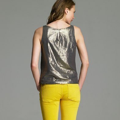 【美衣大鋪】 Jcrew☆ J.Crew 正品☆Whisper lame gracely tank 美背心