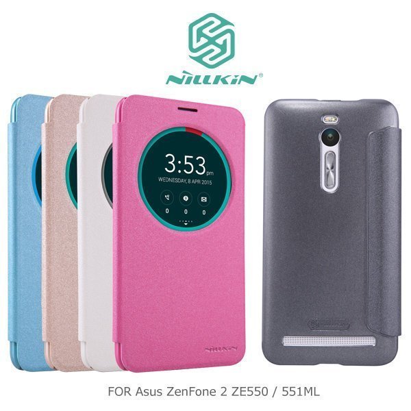 ＊PHONE寶＊NILLKIN Asus ZenFone2 ZE550 551ML 星韵系列皮套 開窗側翻皮套 休眠喚醒