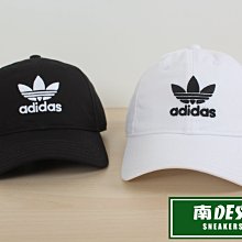 南 現  ADIDAS Trefoil CAP 三葉草  運動老帽 愛迪達 黑色BK7277 白色BR9720