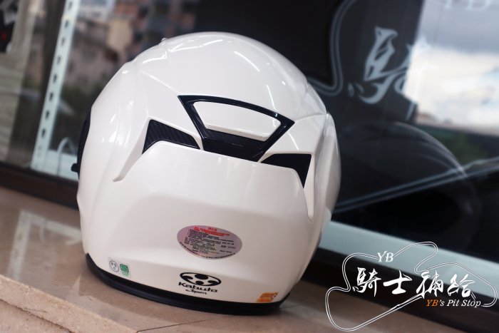 ⚠YB騎士補給⚠ OGK KABUTO EXCEED 素色 白 3/4 安全帽 內墨片 日本 透氣