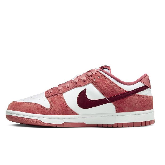 【A-KAY0】NIKE 女鞋 W DUNK LOW VALENTINE'S DAY 情人節 莓果紅草莓粉【FQ7056-100】