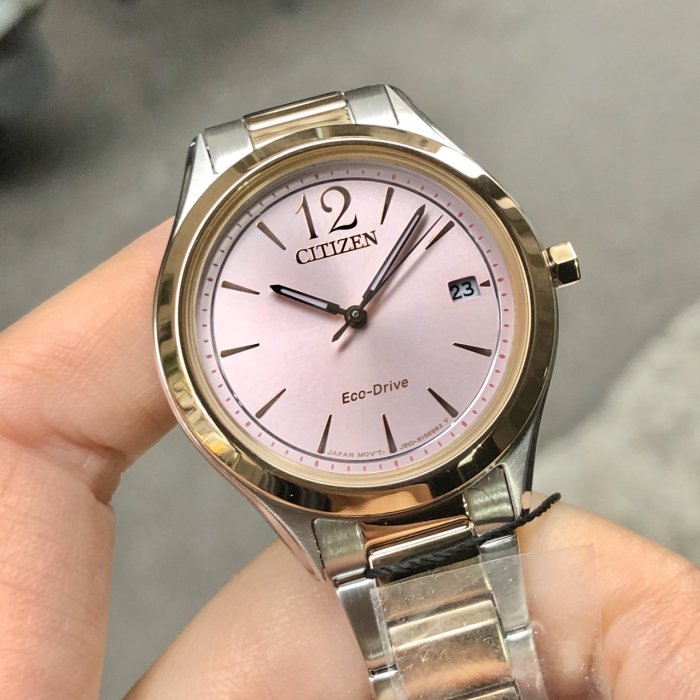 現貨 可自取 CITIZEN FE6126-80X 星辰錶 手錶 34mm Hebe田馥甄代言 光動能 玫瑰金 女錶