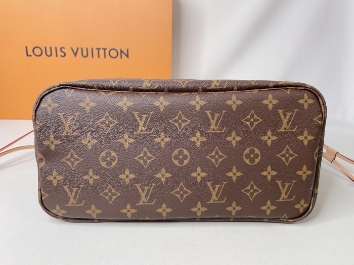 LV 全新NEVERFULL MM老花托特包