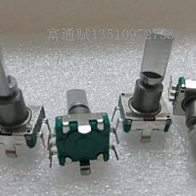 原裝日本ALPS進口脈沖編碼器編碼開關EC11無步進 帶開關 20MM半軸