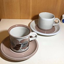 【小麥的店】罕見 // 北歐老件 芬蘭 Arabia TUPA 咖啡杯組 (多賣場販售下標前請詢問)