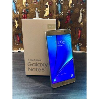 三星 Samsung Note5 Note 5 64G 琉光金