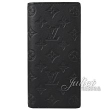 【茱麗葉精品】全新精品 LV M62900 Brazza 小牛皮烙印LOGO對開長夾.黑 預購無現貨