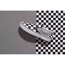 【正品】����美國Vans 18年新款Slip on 黑白棋盤格 棋盤 格紋 懶人鞋 滑板鞋 帆布鞋 拼接 不規則