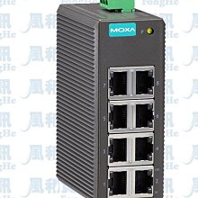 MOXA EDS-208 8埠入門級非網管型工業級乙太網路交換器【風和網通】
