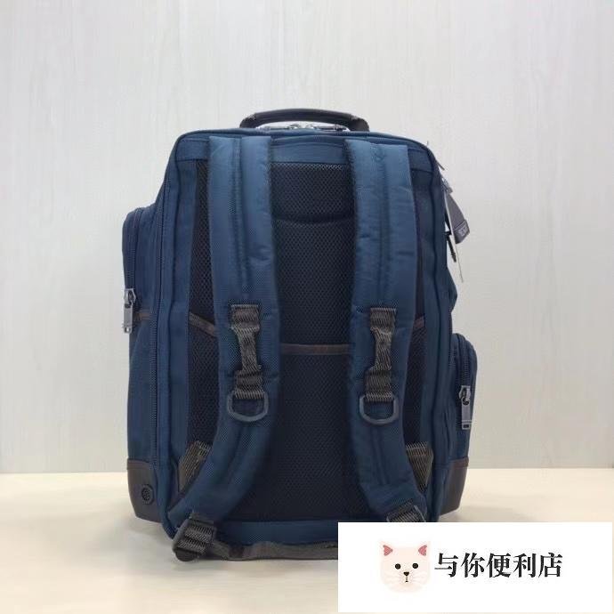 TUMI 222382 彈道尼龍 耐磨 防水面料 配頭層牛皮 後背包-雙喜生活館