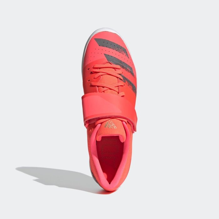 ADIDAS投擲鞋EE4537-橘紅色(光滑底)