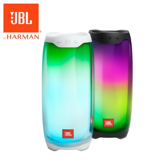 【台灣出貨】JBL PULSE4 IPX7級 無線藍芽喇叭 藍牙音響 高音質立體聲音響 戶外音箱 彩燈音響 携帶式音箱