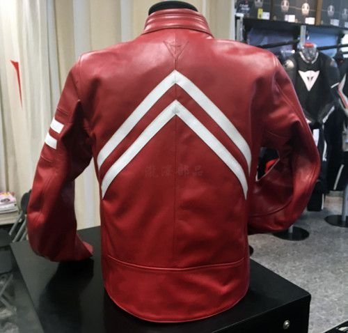 瀧澤部品 義大利 Dainese 丹尼斯 FRECCIA72 LEATHER 紅 皮衣 防摔衣 休閒復古 真皮 哈雷重機