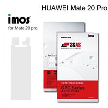 免運【iMos】3SAS系列保護貼 華為 HUAWEI Mate 20 Pro (6.39吋) 超潑水、防污、抗刮