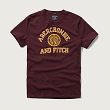 【A&F男生館】☆【Abercrombie&Fitch徽章短袖T恤】☆【AF008D5】(S)