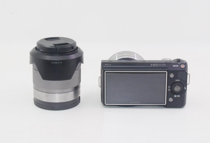 【青蘋果】Sony NEX-5 16mm+18-55mm雙鏡組 二手單眼相機#DB052