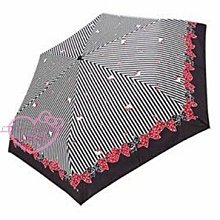 ♥小花花日本精品♥Hello Kitty 三麗鷗 抗風結構 折傘 雨傘 陽傘 折疊傘~3