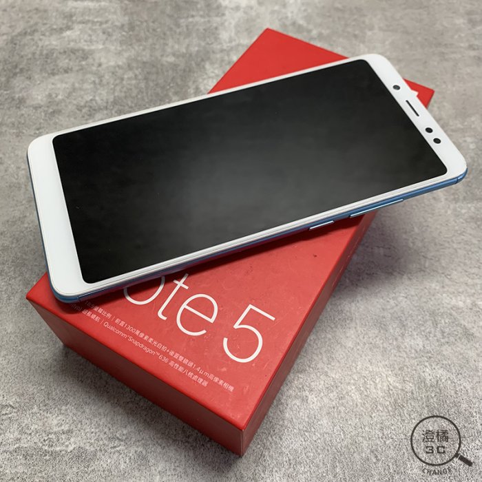 『澄橘』小米 紅米 Note 5 3G/32GB (5.99吋) 藍 二手《歡迎折抵 手機租借》A64749