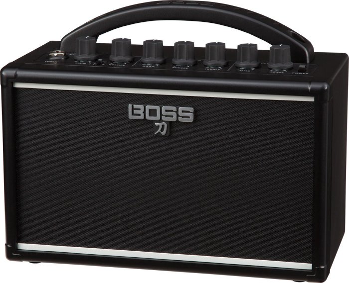 【六絃樂器】全新 Boss KATANA-MINI 7瓦 刀 迷你音箱 / 可裝電池 攜帶式電吉他音箱