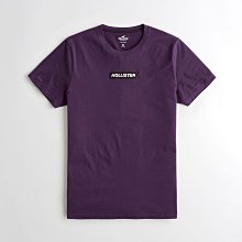 【HOLLISTER Co.】【HCO】HC男款短袖T恤胸小LOGO標紫 F03190430-14