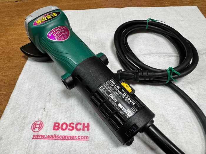 "外匯嚴選" HITACHI 日立 G10VH 可調速 4" 平面 砂輪機/研磨機 二手/中古 日本原裝 非PDA100K