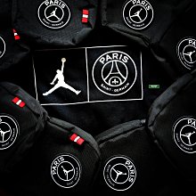 南 現 JORDAN PSG Paris Saint Germain 黑色  運動側背包 小方形包 帆布 AJ 聖日耳曼