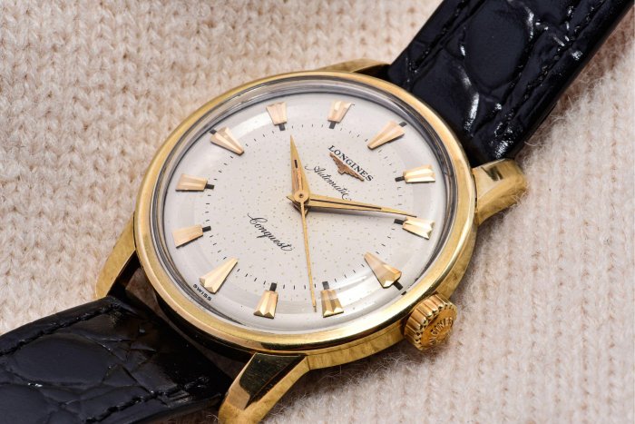 古董錶 1958s 浪琴 Longines 康卡斯 Conquest Ref.9002 包金 Gold Cap