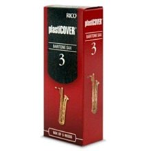 ♪ 后里薩克斯風玩家館 ♫『RICO PLASTICOVER 黑膠竹片』5片裝 / 上低音sax *預購商品