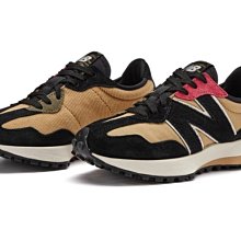 南◇2022 1月 NEW BALANCE 限量 327 黑色 黑卡其奶茶色 N字鞋 韓系 復古 休閒 U327cnp