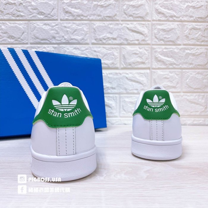 【豬豬老闆】ADIDAS ORIGINALS STAN SMITH 白綠 史密斯 復古 經典 男女款 M20324