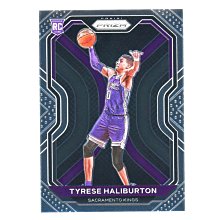 (RC)溜馬一哥 Tyrese Haliburton 漲值保證Prizm Base Rookie版新人RC金屬球員卡 2020-21