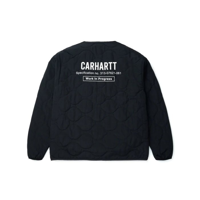 日貨代購CITY】2022AW Carhartt WIP Garrison Liner 無領菱格紋軍事風