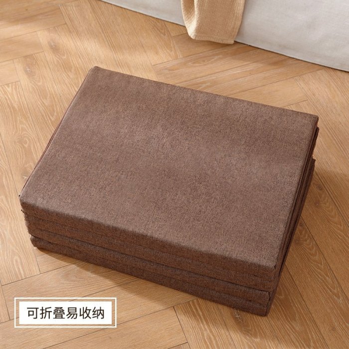 【熱賣精選】新中式榻榻米地墊折疊加厚涼席地鋪床邊拼接地毯家用兒童爬行墊