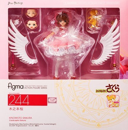 日本正版 figma 244 CLAMP 庫洛魔法使 木之本櫻 小櫻 可動 公仔 模型 日本代購