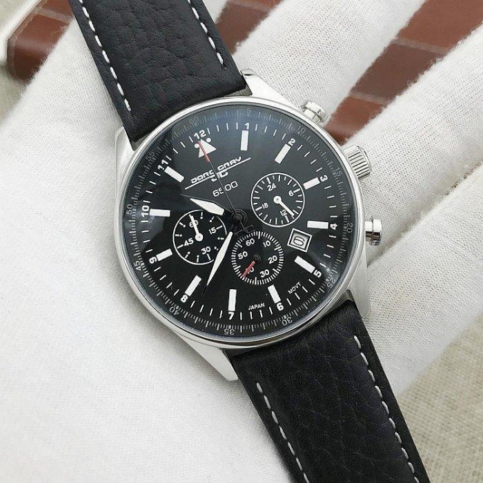 現貨Jorg Gray奧巴馬同款手錶JG6500皮帶石英錶商務休閒石英男錶