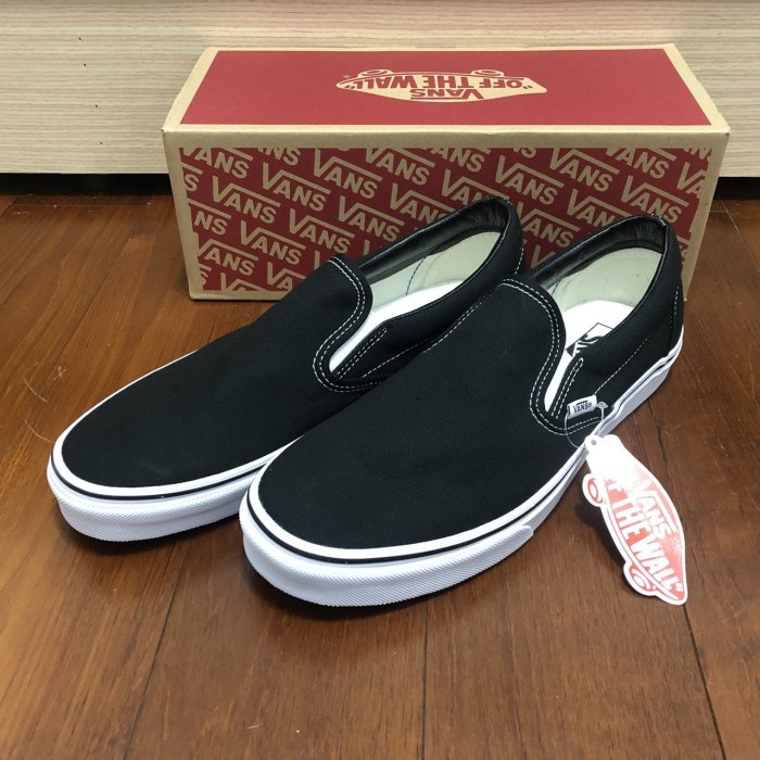 CHIEF’ VANS 美版 CLASSIC SLIP-ON 黑色 帆布 懶人鞋 基本款 US4~12 男女