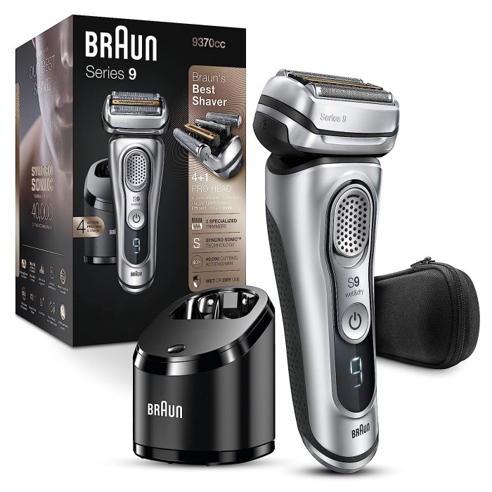 【叮噹電子】全新德國百靈BRAUN-9系列音波電鬍刀 9370cc 可辦公室自取 保固一年