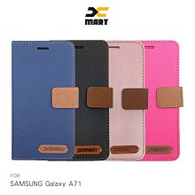 強尼拍賣~XMART SAMSUNG Galaxy A71 斜紋休閒皮套 掀蓋 可立 插卡 磁扣