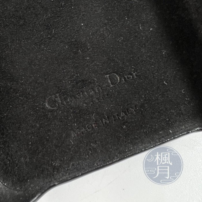 BRAND楓月  Christian Dior 迪奧 黑皮革 IPHONE11 PRO MAX 手機殼 配件