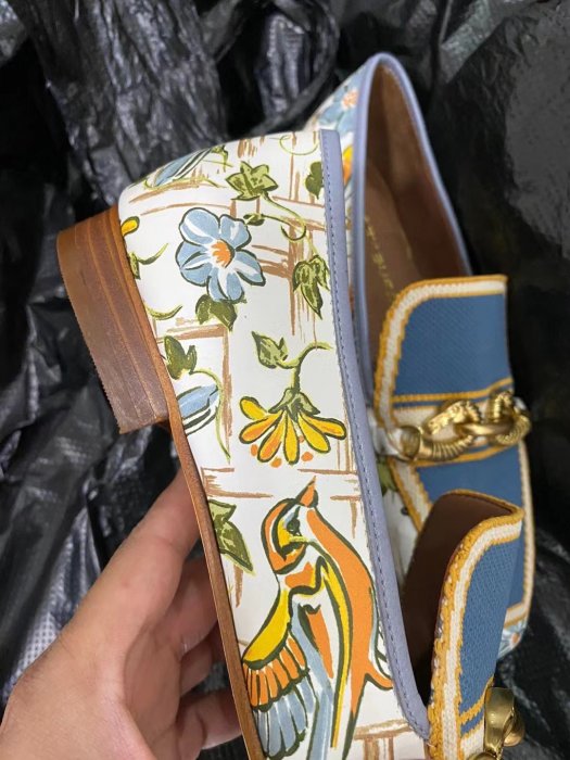 ╭☆包媽子店☆ TORY BURCH Jessa 20mm Loafers 真皮福樂鞋/懶人鞋((部份現貨))