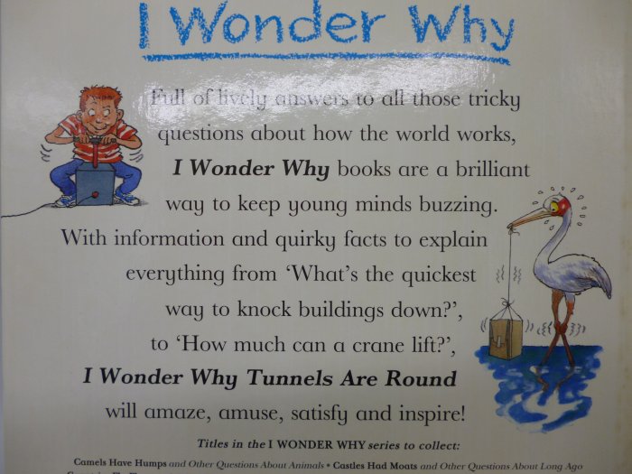 【月界2】I Wonder why Tunnels are Round…about Building　〖少年童書〗DAQ