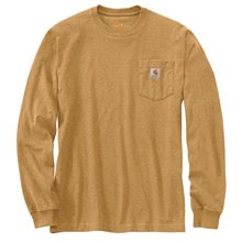 南◇2021 5月 Carhartt K126  口袋  口袋 長TEE 文字 美版 素T 卡哈 工裝 卡其色 咖啡色