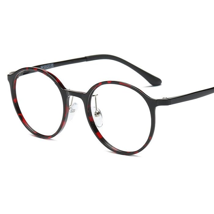 TR90超輕復古框7克眼鏡框架圓框男女眼睛架韓版成品8218