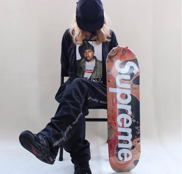 希望商店】Supreme Blood and Semen Skateboard 17FW 血和精滑板